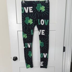 Kids Clover Print Leggings